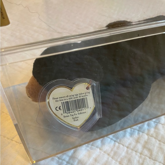 Authenticated Ty Beanie Baby Blackie The Bear 1st Gen Tush Tag - Picture 3 of 9